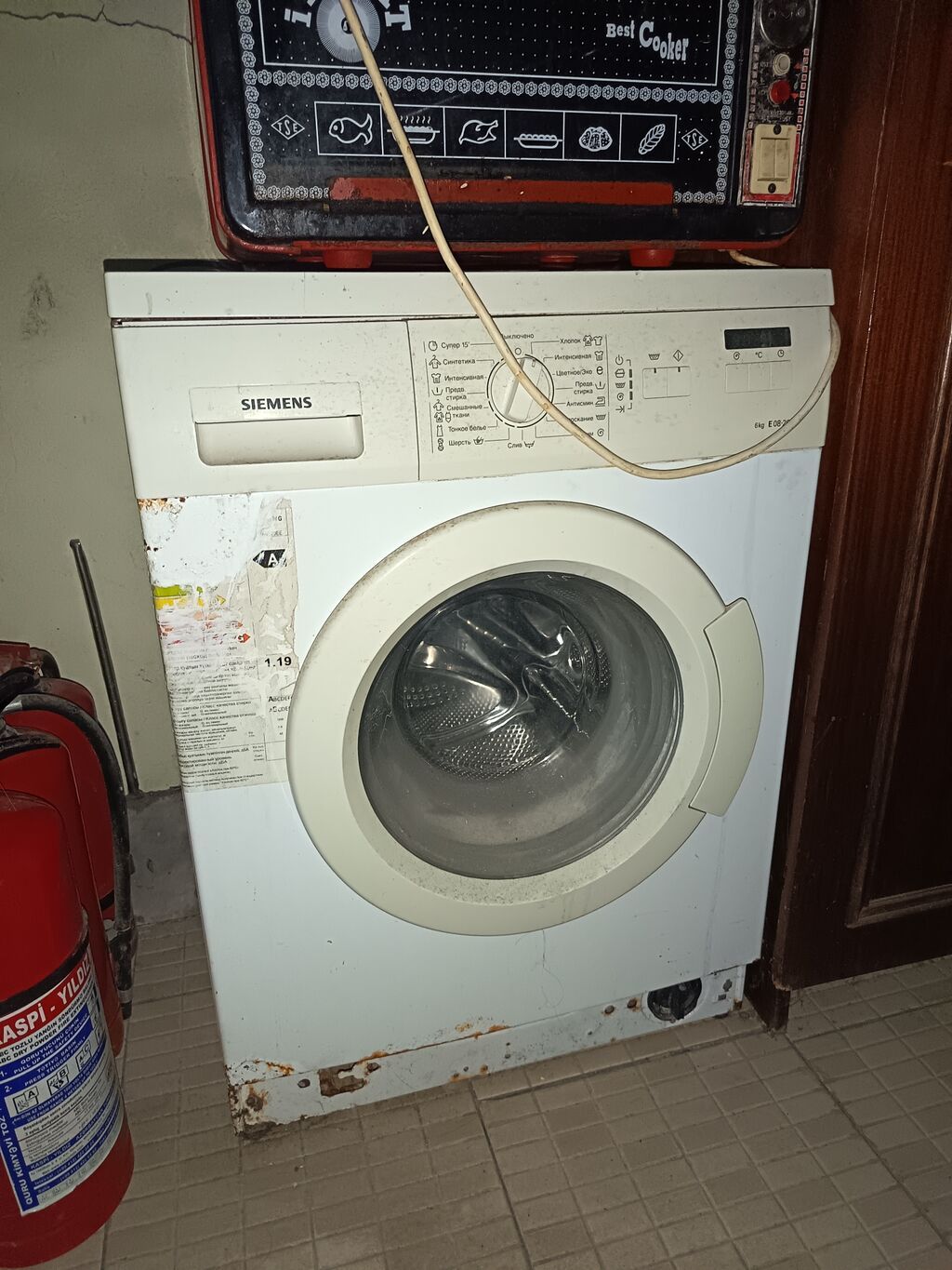 Siemens Paltar yuyan. Normal veziyetde. Barabani islemir — Çamaşır maşınları, Bakı