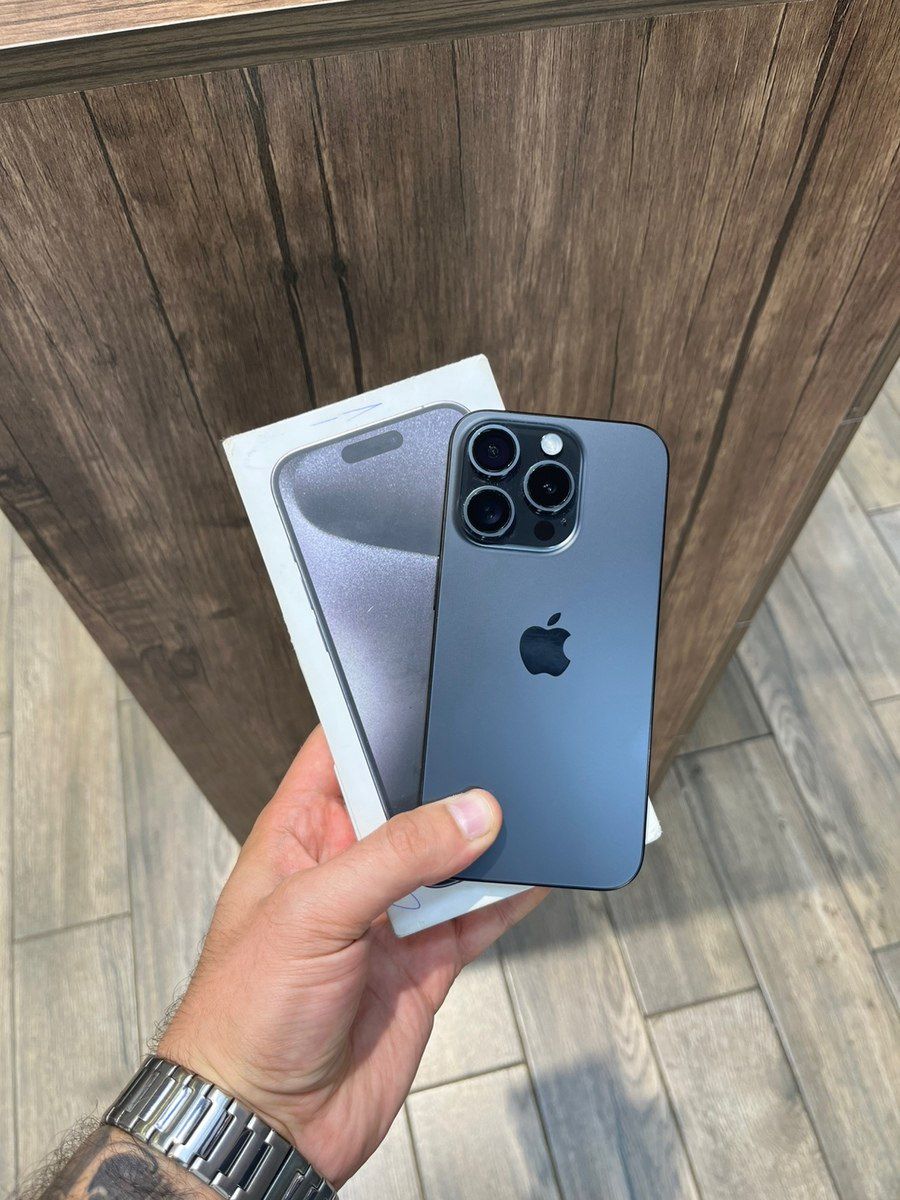Apple iPhone 15 Pro Black Titanium 256GB/8GB — Smartfonlar, Bakı