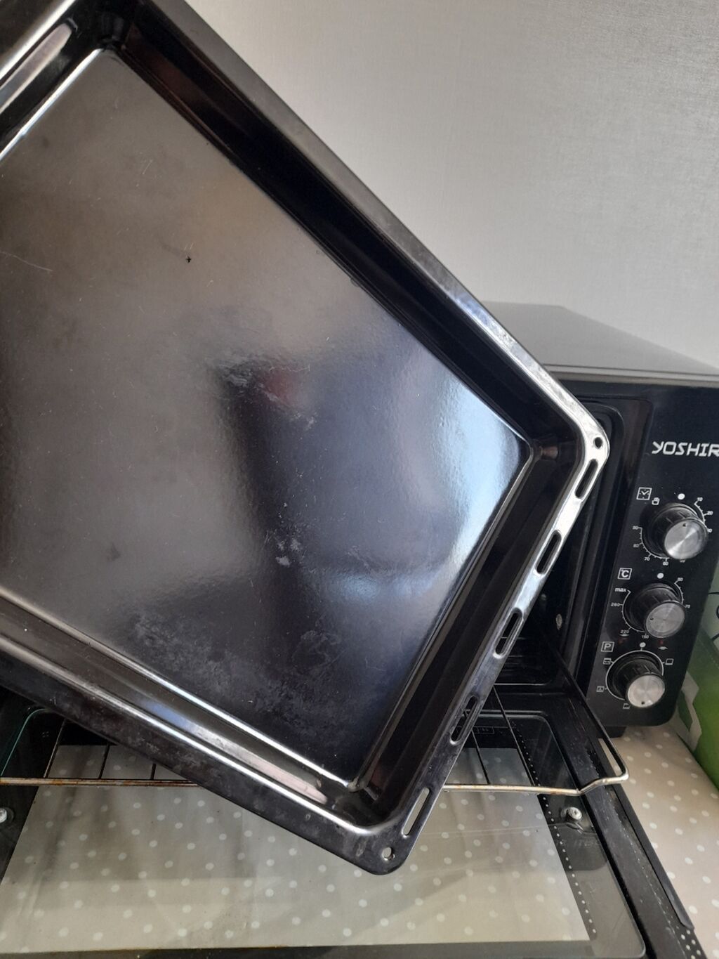 Yoshıro elektrik mini soba - Mexaniki idarəetmə: üç döner düymə — Masaüstü plitələr, Bakı (2)
