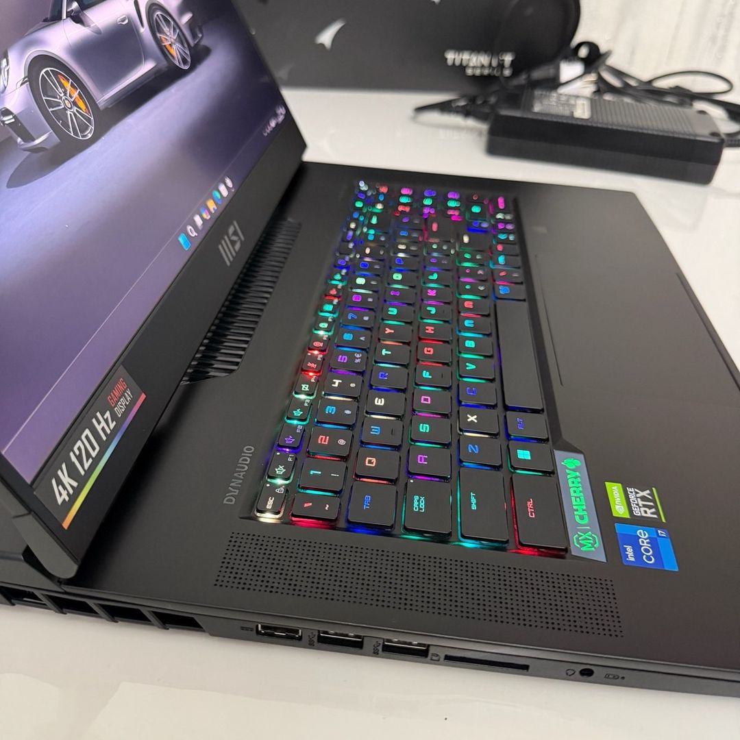 Msı Titan GT77 - RTX 3070 Ti, 4K 120Hz, 32GB RAM — Noutbuklar, Bakı (10)