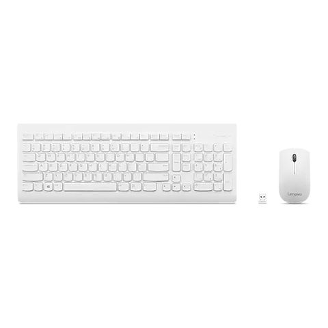 Lenovo 510 Wireless Combo Keyboard & Mouse White — Bakı