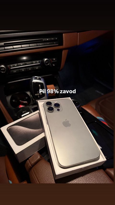 IPhone 15 Pro Max, 256 GB, Natural Titanium, Face ID — Bakı