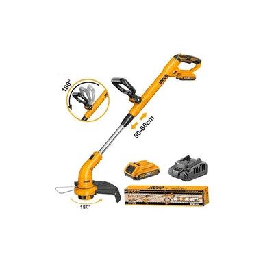 Akkumulyatorlu trimmer Ingco CGTLI20301 + hədiyyə qoruyucu eynək Ingco — Mallar, Bakı (2)