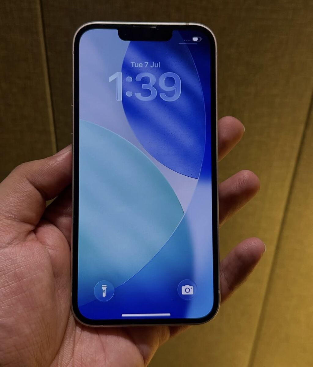 IPhone 13, 128 GB, Ağ, Zəmanət, Simsiz şarj, Face ID — Apple iPhone, Bakı (2)