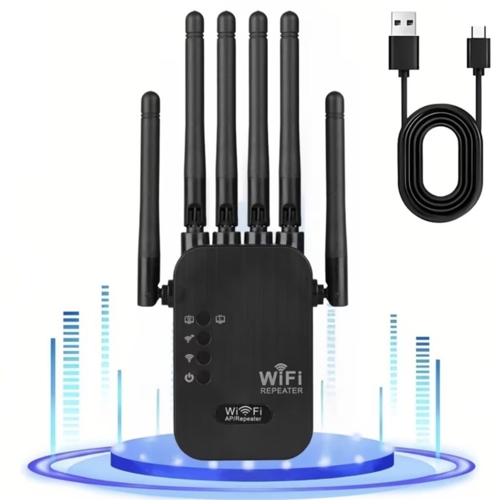 Wi‑Fi Repeater/AP gücləndirici Xüsusiyyətlər: - 6 ədəd yüksək — Şəbəkə və server avadanlığı, Bakı (2)