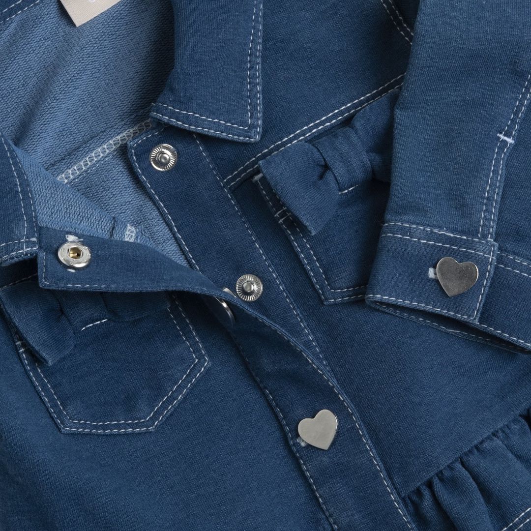 Qızlar üçün yüngül gödəkçə Chicco 9087886000000-85, mavi, pambıq/polyester/elastan, ölçü 3 ay - 8051700404157 — Mallar, Bakı (3)