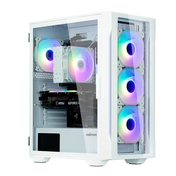 Zalman i3 NEO TG White PC Case — Mallar, Bakı