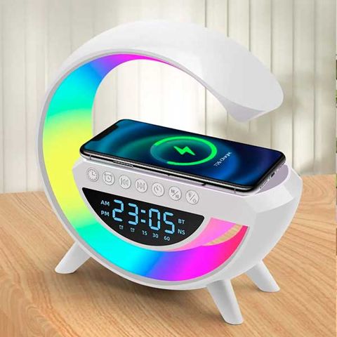 BT-3401 LED Wireless Phone Charger Bluetooth Speaker — Bakı