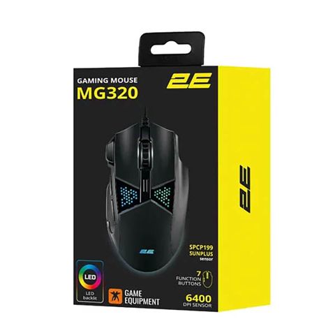2E Gamıng Mouse MG320 RGB Usb-a Black Mouse 2E-MG320UB — Bakı