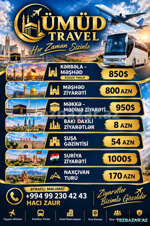 Ümrə Ziyarəti 15 Noyabr — Bakı