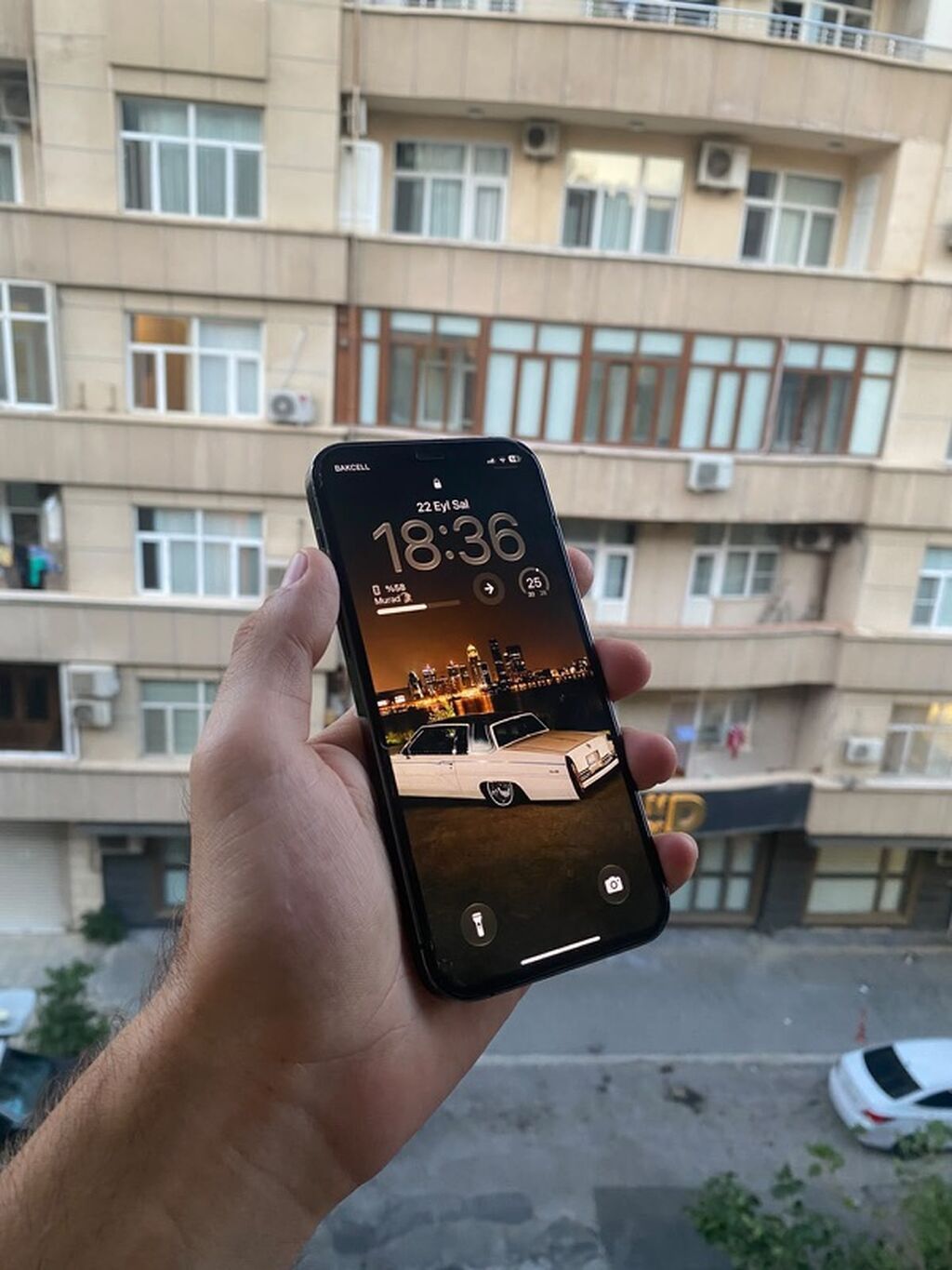 IPhone 12 Pro, 128 GB, Space Gray, Zəmanət, Qırıq, Barmaq izi — Apple iPhone, Bakı (2)