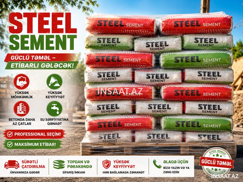 Steel Sement — Tikinti qarışıqları, Bakı (2)