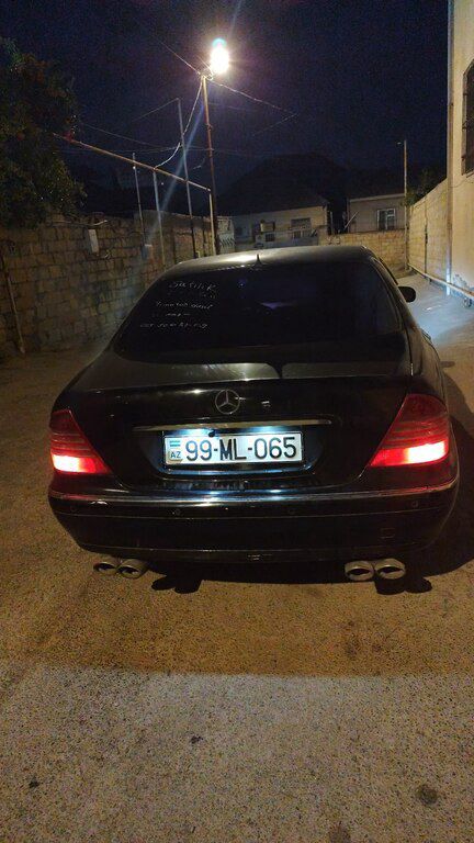 Mercedes S 400, 4.0 L, 2001 il, 410 067 km 99-ML-065 — Avtomobillər, Sumqayıt (3)