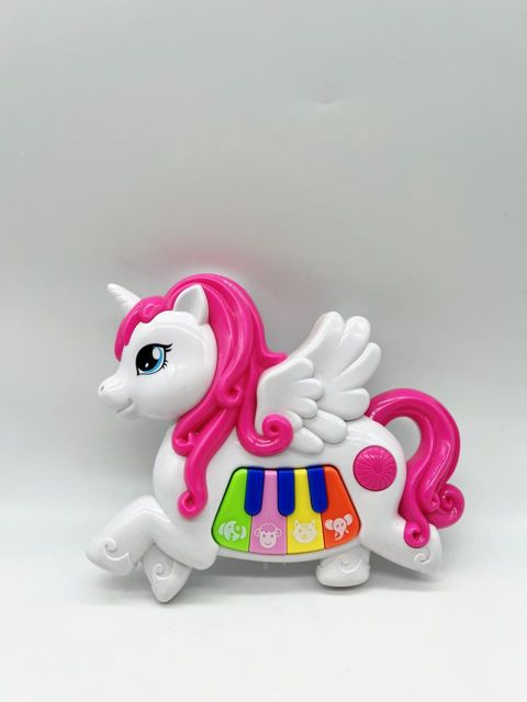 Musiqili oyuncaq Piano, plastik, ağ, 3 yaş — Bakı