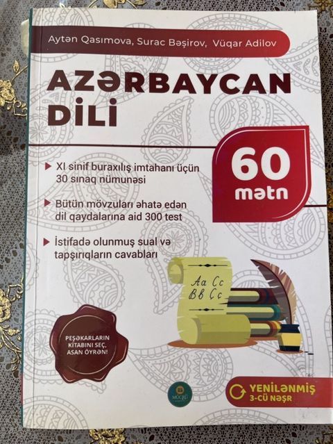 Məhsul: “Azərbaycan dili – 60 mətn” (yenilənmiş, 3-cü nəşr) — Digah
