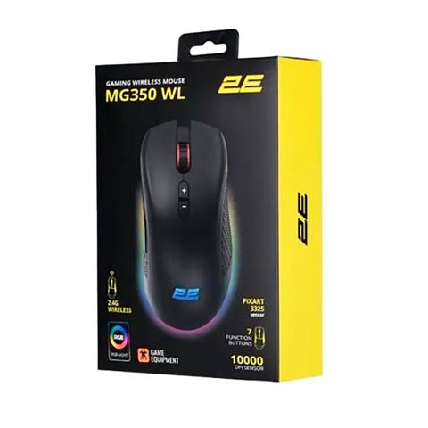 2E MG350 WL RGB USB Black Gaming Mouse 2E-MG350UB-WL — Bakı