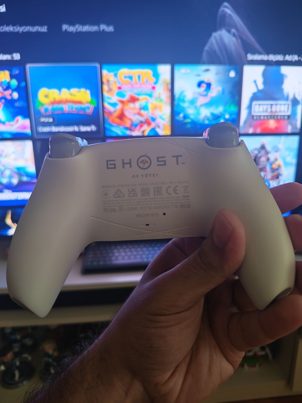 PlayStation 5 DualSense simsiz oyun pultu – Ghost of Yōtei xüsusi — Aksesuarlar, Bakı (3)