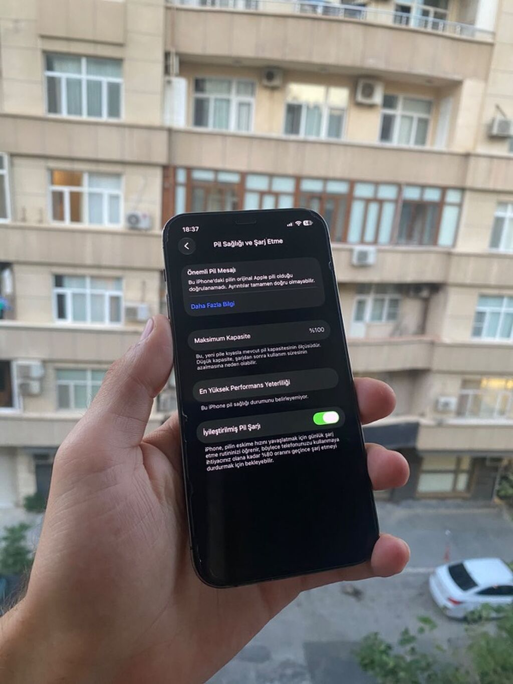 IPhone 12 Pro, 128 GB, Space Gray, Zəmanət, Qırıq, Barmaq izi — Apple iPhone, Bakı (3)