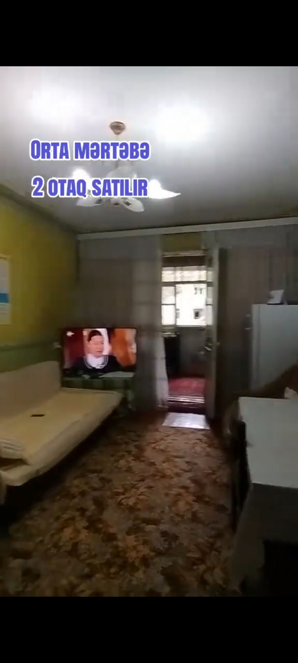Orta mərtəbədə yerləşən 2 otaqlı mənzil satılır. Planlaşdırma — Mənzil, Mingəçevir