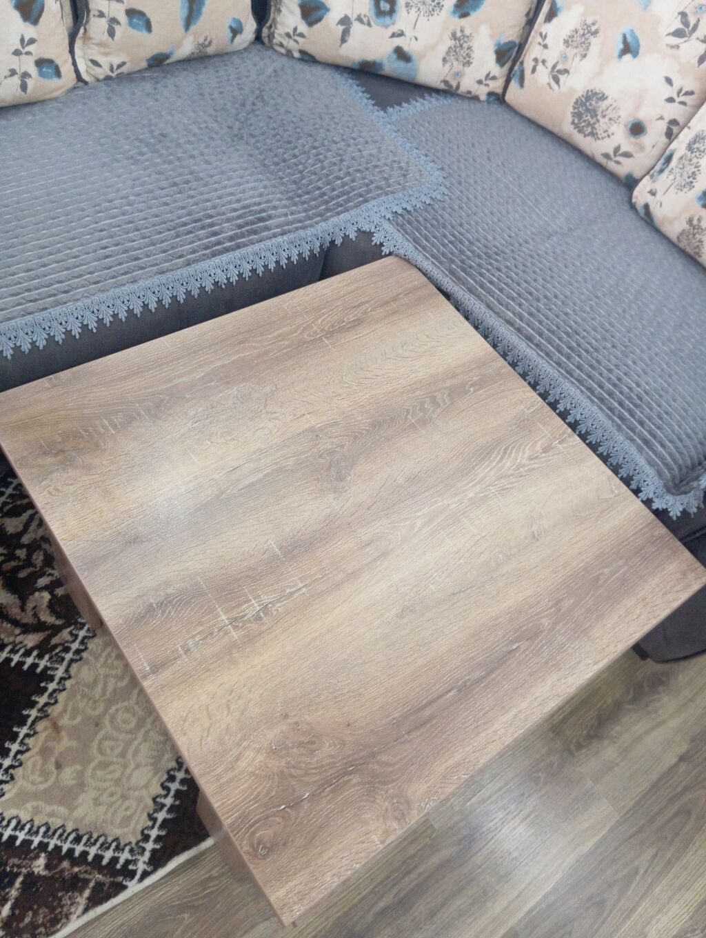 Kvadrat masa, Açılmayan, Təkərsiz, Laminat, Zəmanətsiz — Jurnal masaları, Sumqayıt (2)