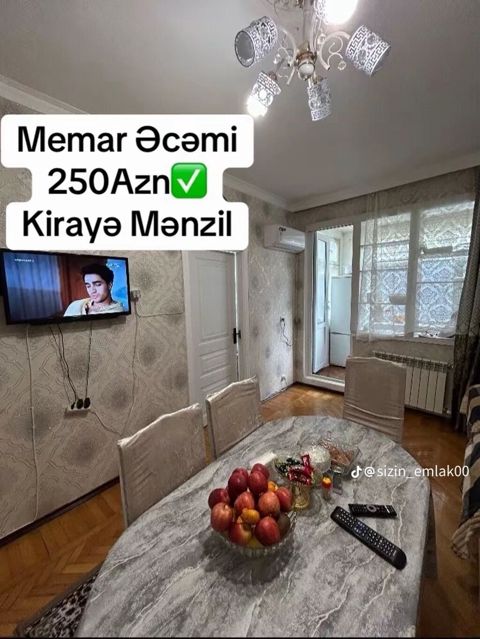 Memar Əcəmi metrosu yaxınlığında kirayə mənzil – 320 — Masazır