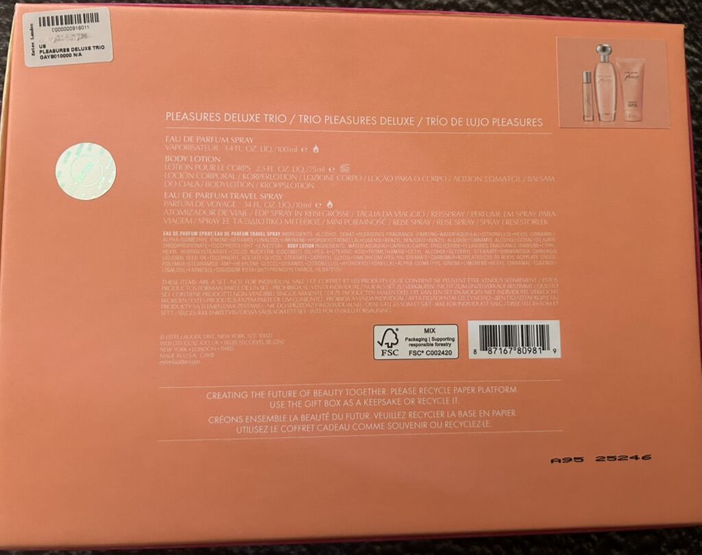 Original Estée Lauder Pleasures – Deluxe Trio Hədiyyə Dəsti Emporiumda — Kosmetik və parfüm dəstləri, Bakı (3)
