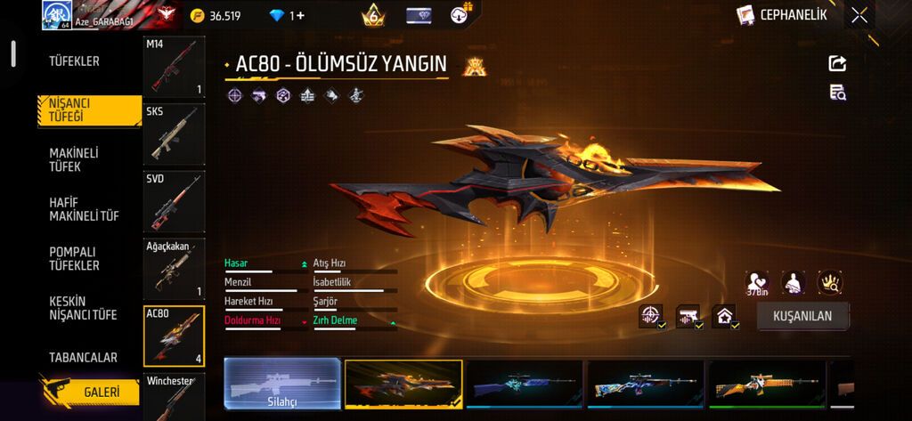 Məhsul: Free Fire oyun hesabı – premium kolleksiya və nadir — Şəxsi əşyalar, Bakı (8)
