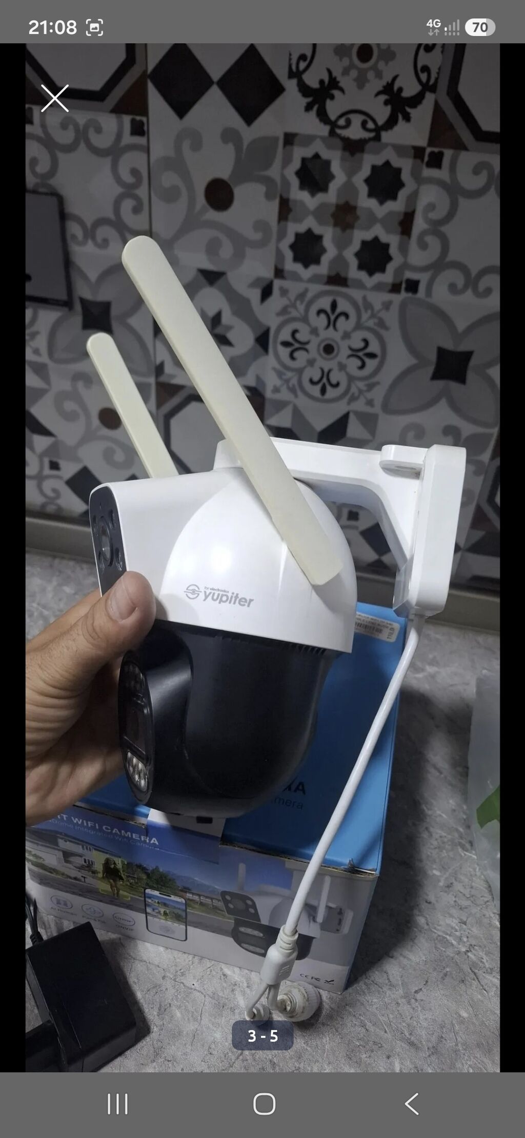 Smart WiFi təhlükəsizlik kamerası – “Yupiter” brendli, açıq məkanlar — Surveillance sistemləri, Bakı (2)