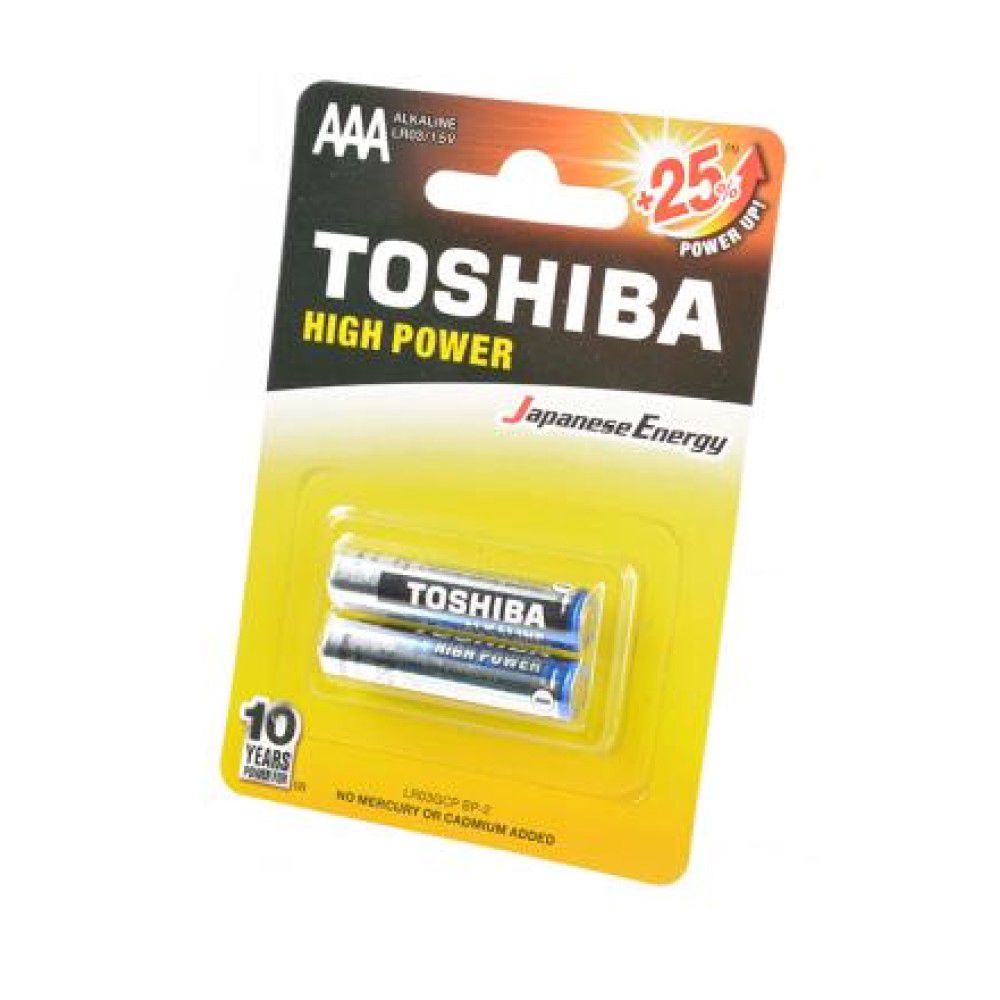 Batareya AAA 1.5V Toshiba Hıgh Power LR03GCP (BP-2CN) — Mallar, Bakı
