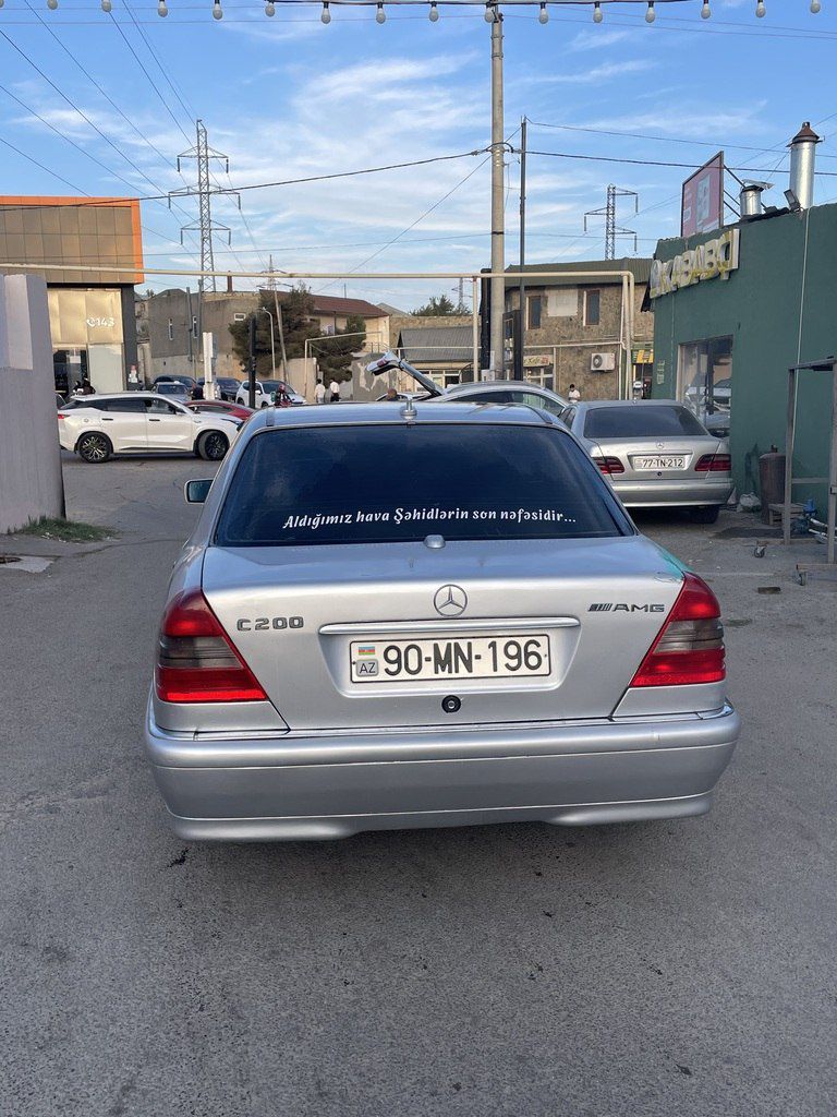 Mercedes C 200, 2.0 L, 1995 il, 600 000 km 77-TN-212 — Avtomobillər, Bakı (2)