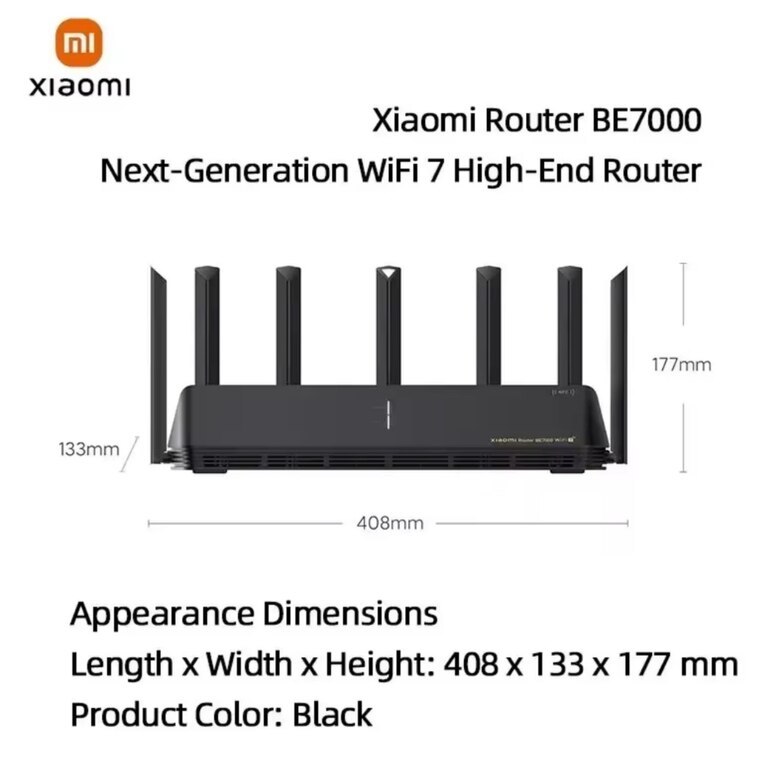 Router "Xıaomı BE7000" — Şəbəkə və server avadanlığı, Bakı (11)