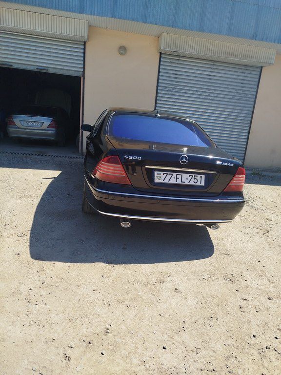 Mercedes S 430, 4.3 L, 2000 il, 400 700 km 77-FL-751 — Avtomobillər, Şəmkir (5)