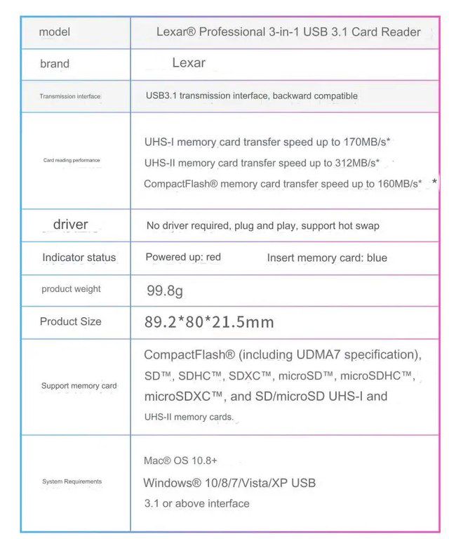 Lexar Professional Card Reader Cf/sd" — Periferik cihazlar, Bakı (4)