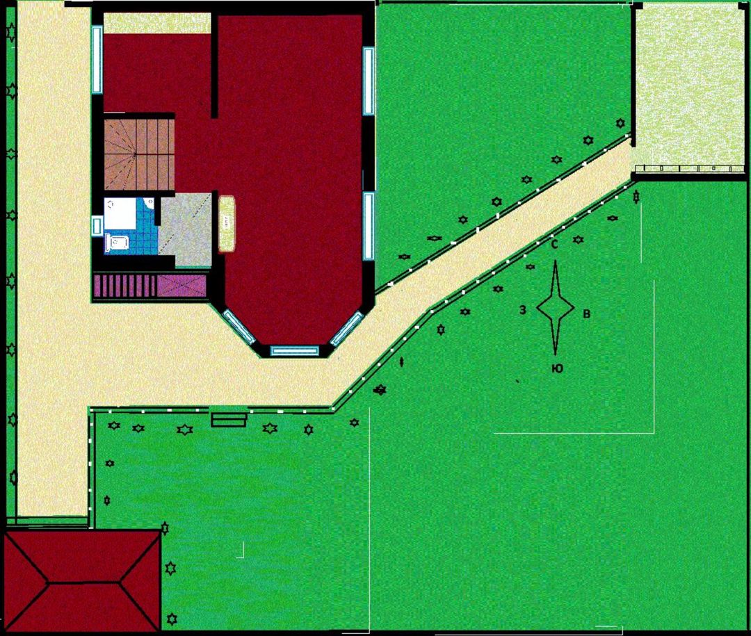Satılır 5 otaqlı həyət evi/bağ evi 188 m² — Ev, villa, Bakı (3)