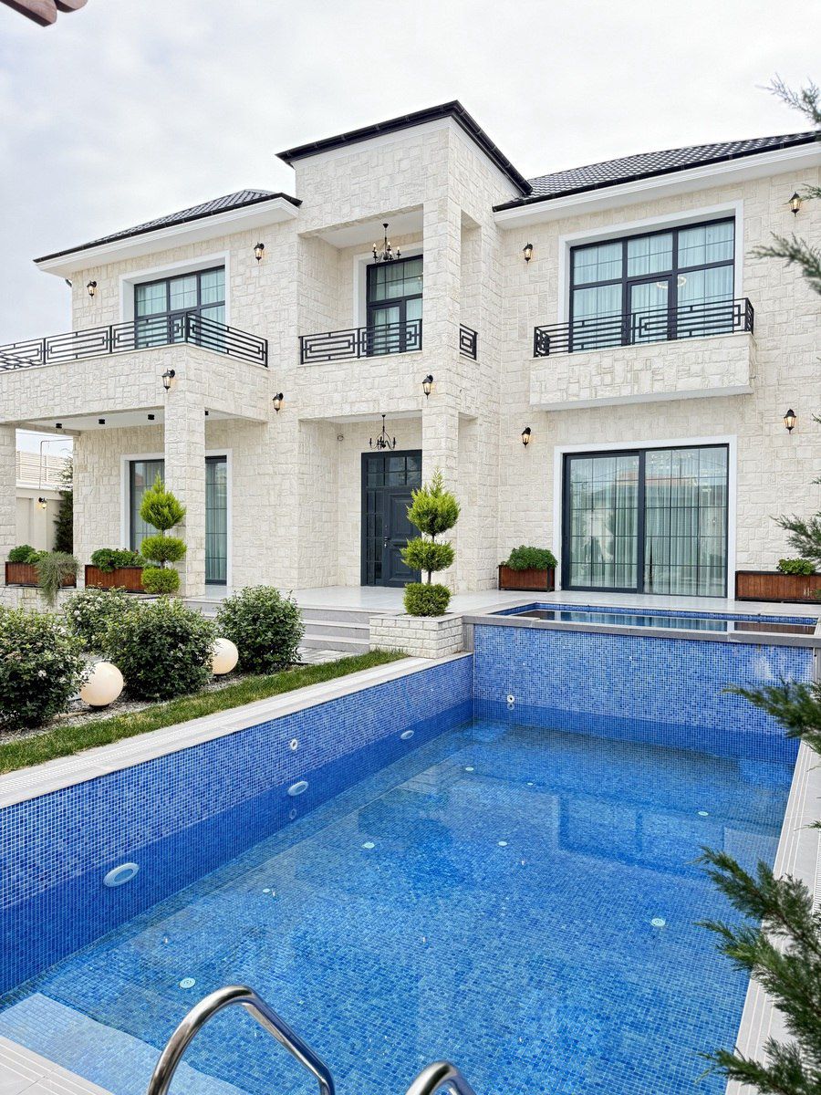 Satılır 6 otaqlı həyət evi/bağ evi 400 m² — Ev, villa, Bakı (5)
