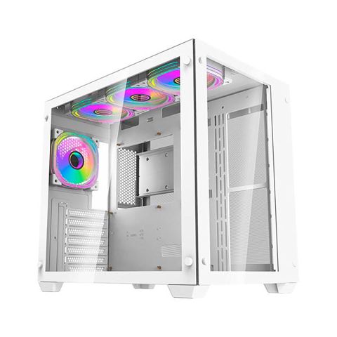 Aigo DarkFlash C285 ATX White Case — Texno İmperiya