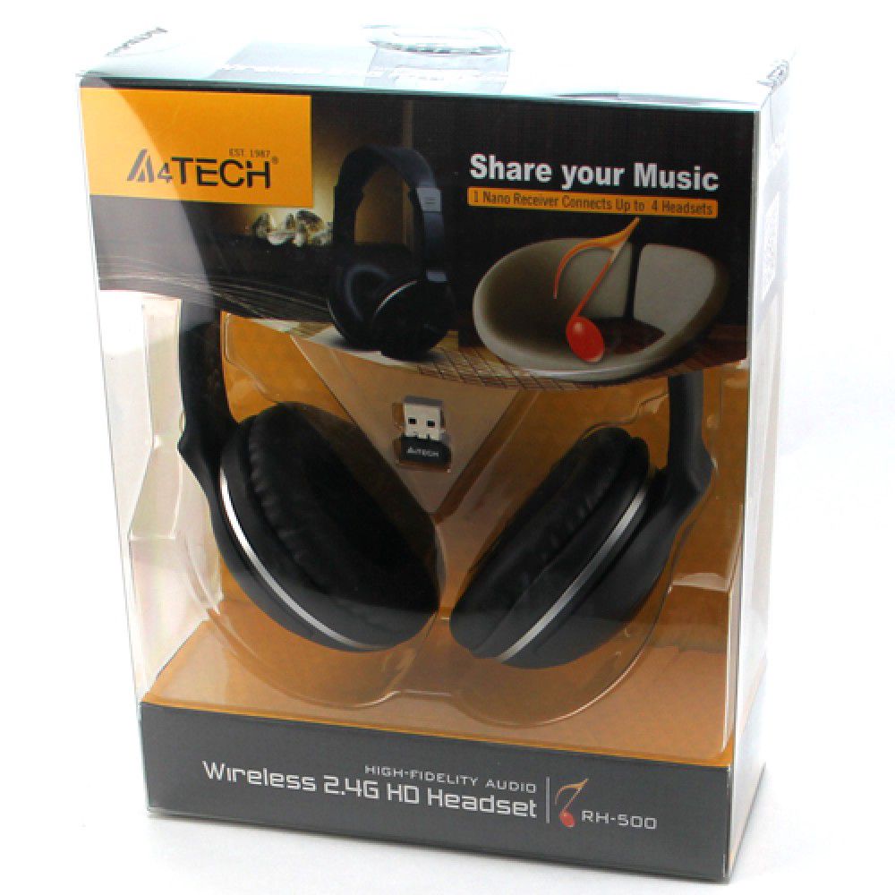 Simsiz Stereo Qulaqcıq Mikrofonlu A4Tech RH-500 — Mallar, Bakı (5)