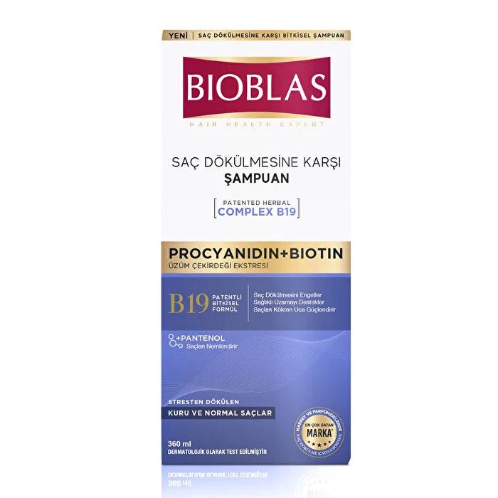 Şampun Bioblas, anti-stress biotin 360 ml — Mallar, Bakı