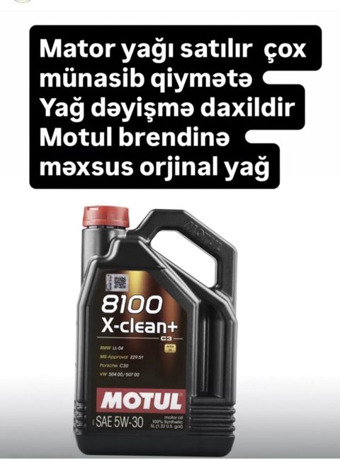 Motul, 5 l, 5w30 — Bakı