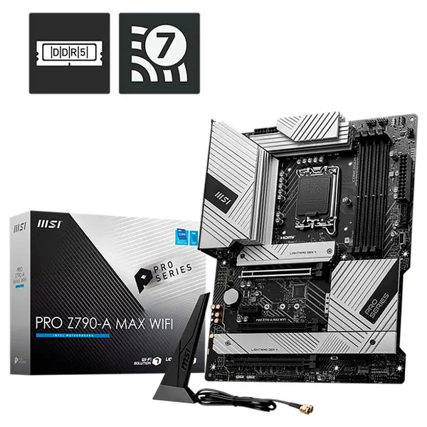 MSI Pro Z790-A Max Wi-Fi 7 DDR5 Motherboard — Bakı