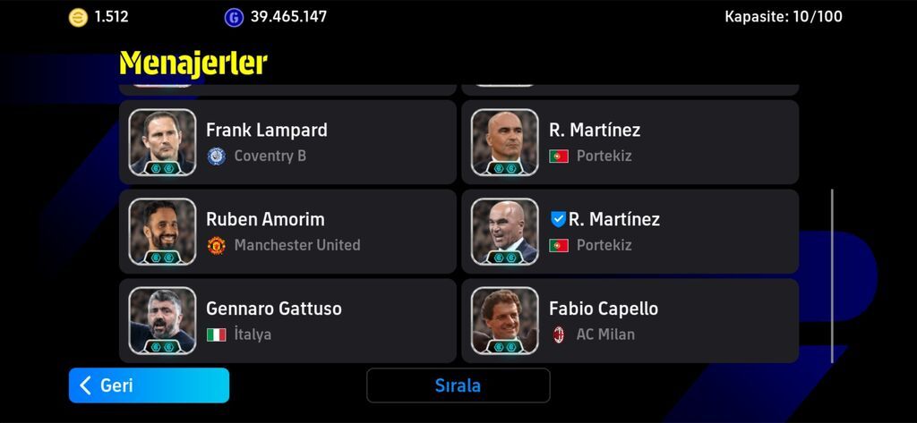Məhsul: eFootball mobil oyunu üçün güclü klub hesabı – hazır komanda — Digər, Bakı (9)
