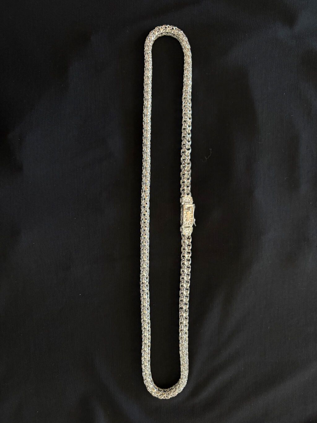 925 əyarlı gümüş boyunbağı - Ramzes - Material: 925 sterling gümüş — Qolye və zəncir, Bakı (6)