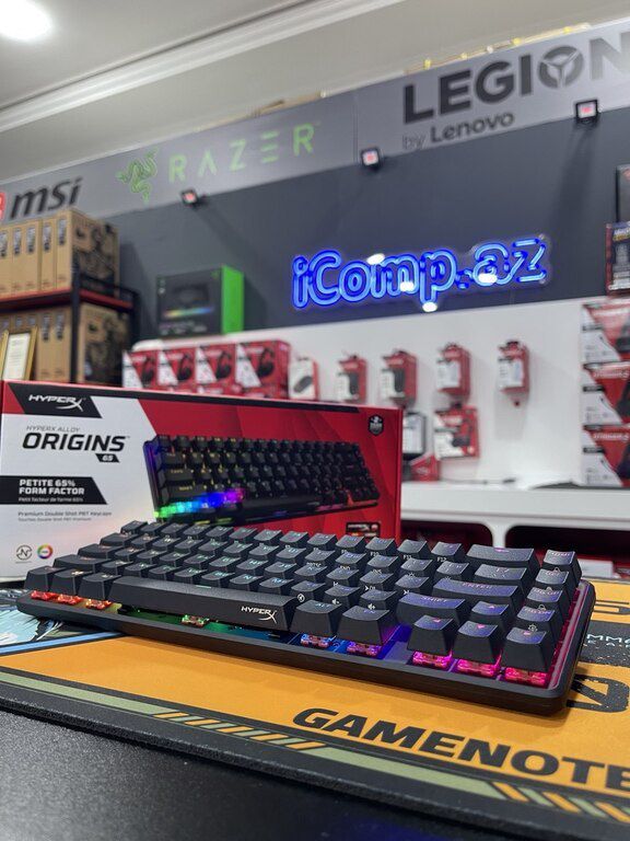 HyperX Alloy Origins 65 (4P5D6AX) Gaming Keyboard — Periferik cihazlar, Bakı (4)