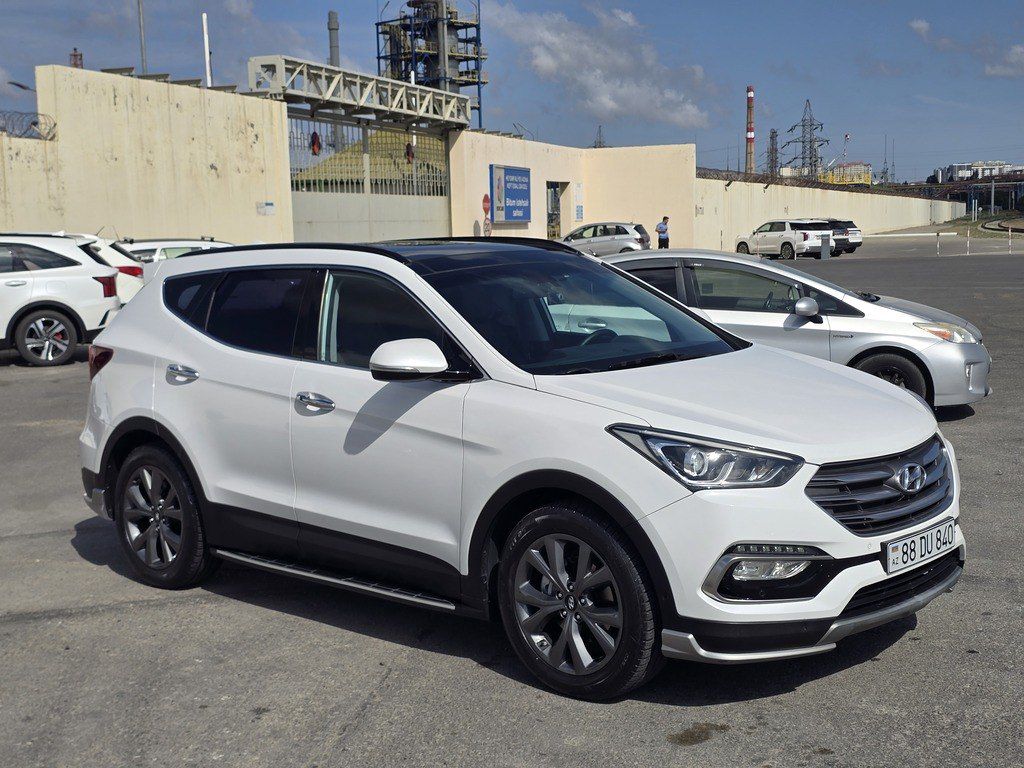 Hyundai Santa Fe, 2.0 L, 2017 il, 166 000 km 88-DU-840 — Avtomobillər, Bakı (2)