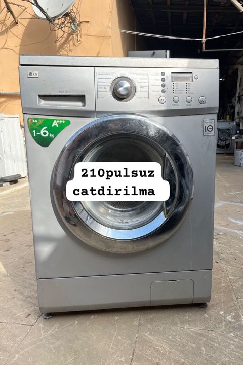LG paltaryuyan maşın – ön yükləməli, Direct Drive mühərrik - Yük: 1–6 — Bakı