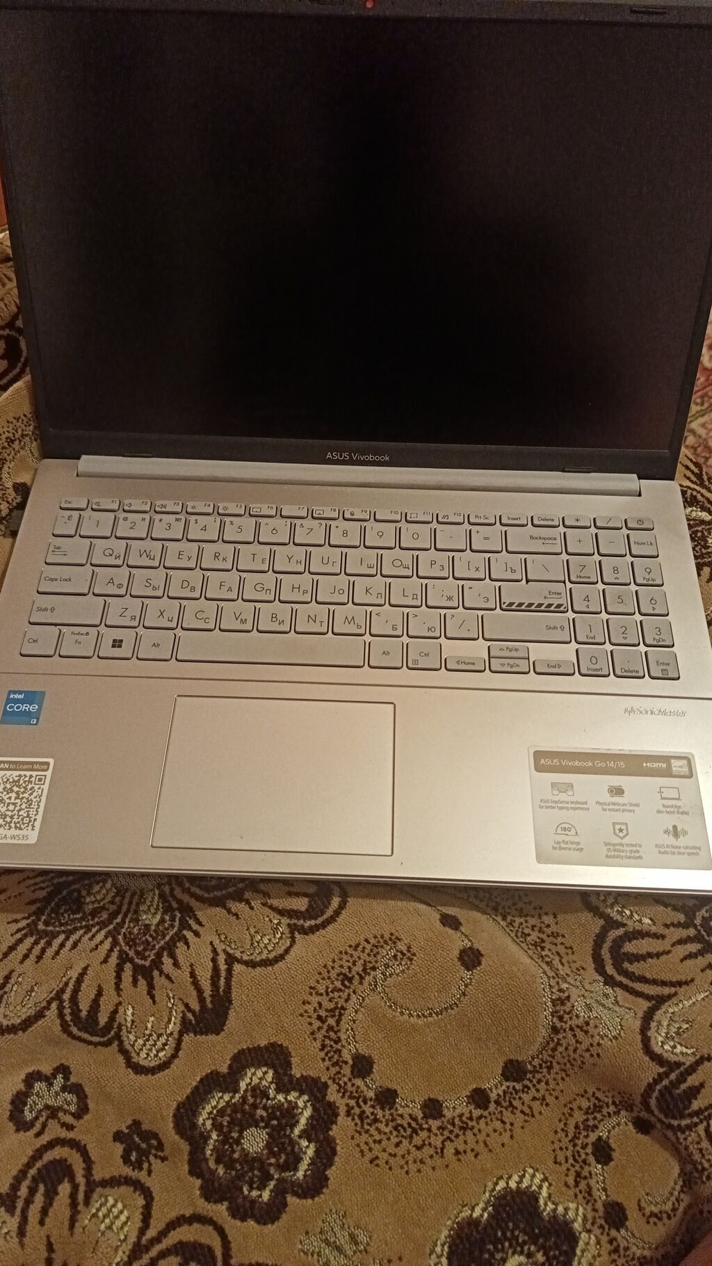 ASUS Vivobook Go 14/15 noutbuku Salam.1 həftə işlənib 800 manata — Asus, Şəmkir (4)