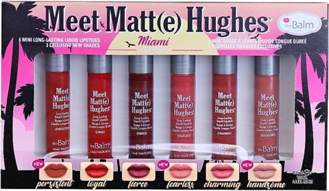 Dodaq boyası dəsti theBalm Meet Matte Hughes Mini Kit Miami 6 əd 7.2 ml — Bakı