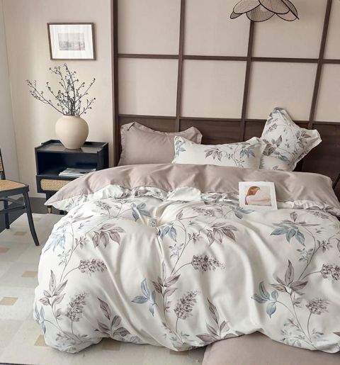 Yataq dəsti Trendy PolyCotton, döşək örtüyü 240x260 sm, yorğan üzü 200x220 sm, yastıq üzü 50x70 sm 2 əd, ikinəfərlik, polikoton - Annaberry 708 — Bakı