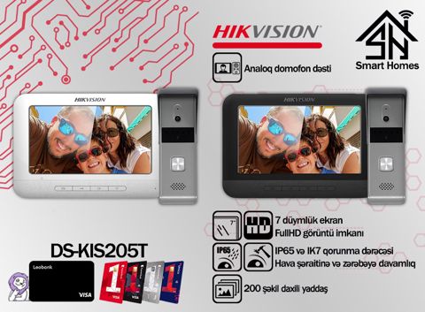 "Hikvision" domofon dəsti — Bakı