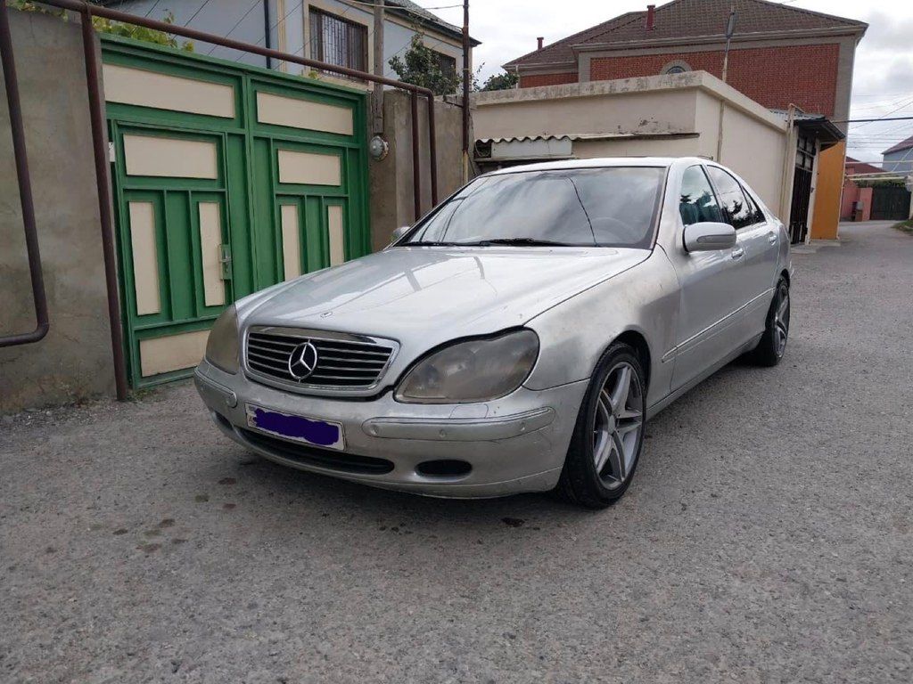 Mercedes S 320, 3.2 L, 1999 il, 250 000 km — Avtomobillər, Bakı (2)
